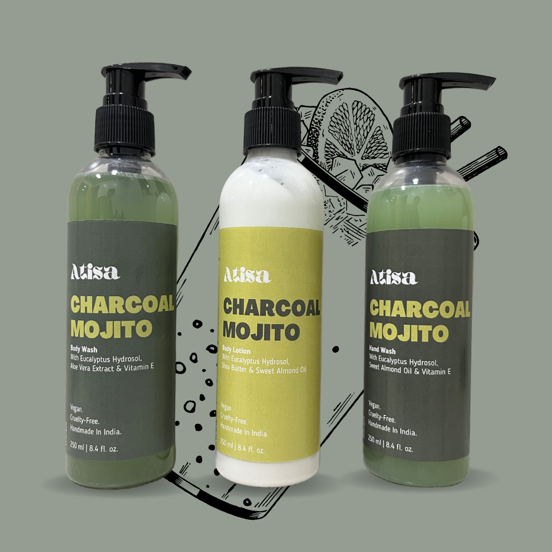 Atisa Charcoal Mojito Bundle (Set of 3)