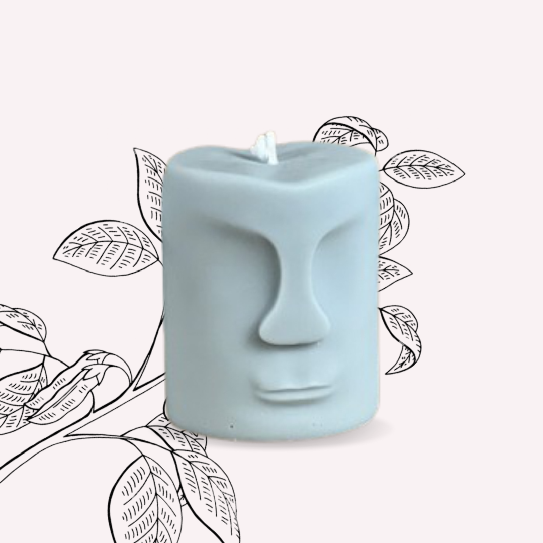 Atisa Face Statue Soy Wax Candle (Customisable)