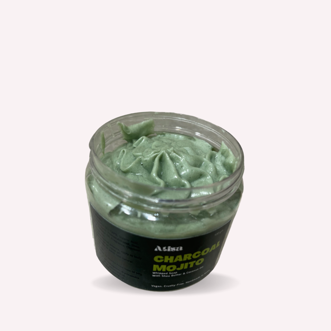 Atisa Charcoal Mojito Whipped Soap