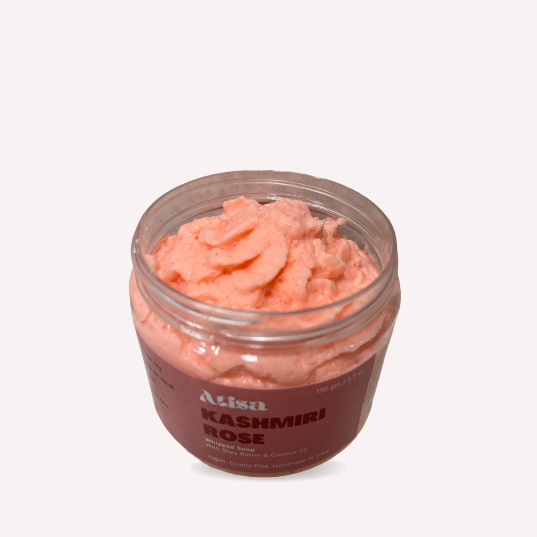 Atisa Kashmiri Rose Whipped Soap